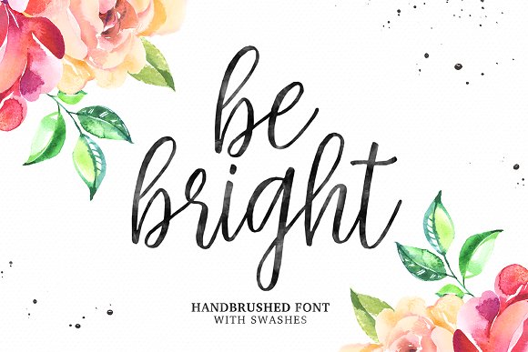 Be Bright Regular Font preview